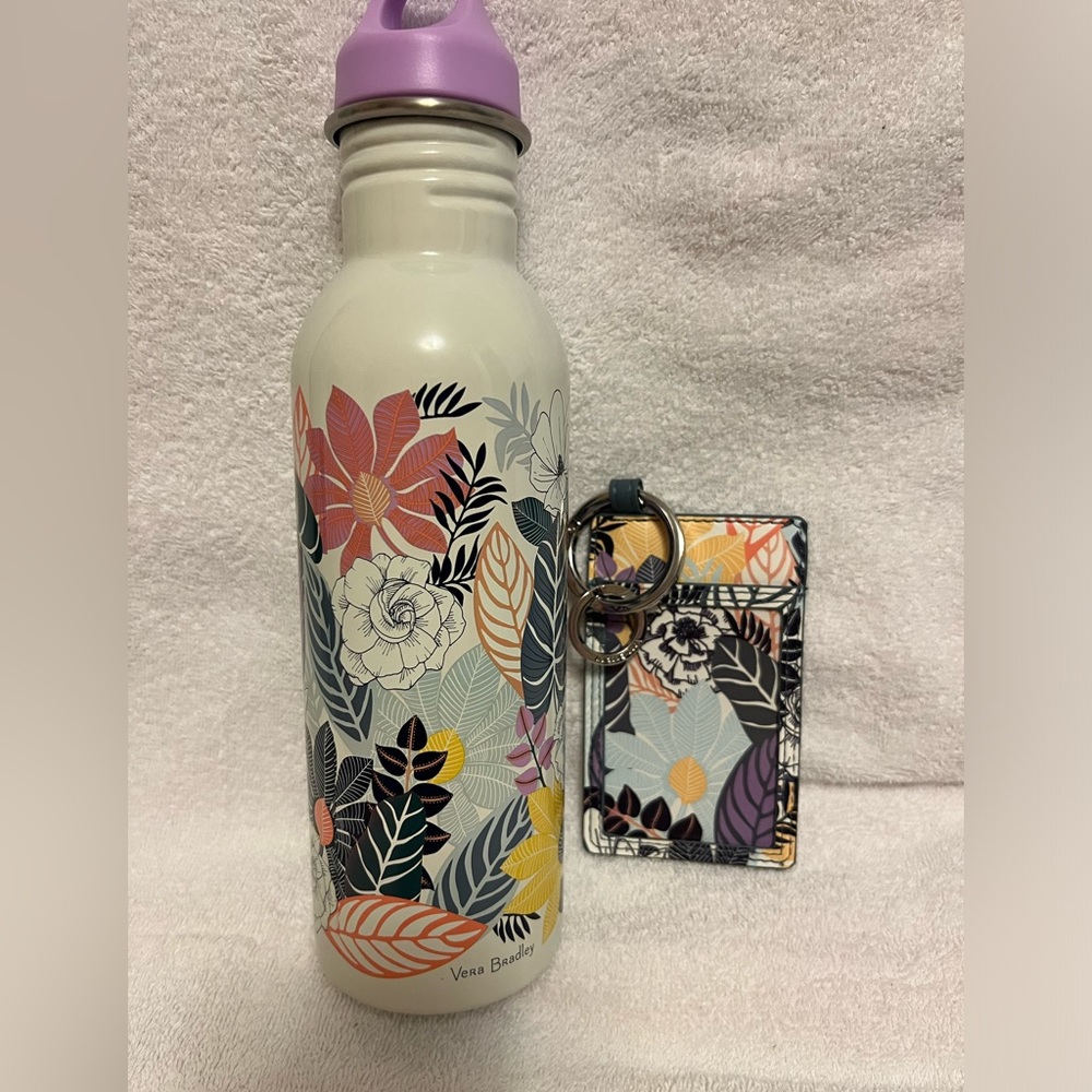 Vera Bradley is n water bottle